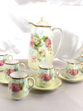 Thirteen Piece Chocolate Pot Set  # 25779